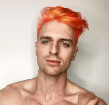 màu tóc nam đẹp vàng cam