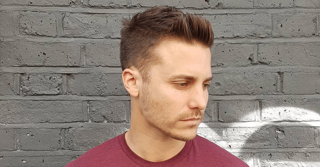kiểu tóc nam short quiff ngắn
