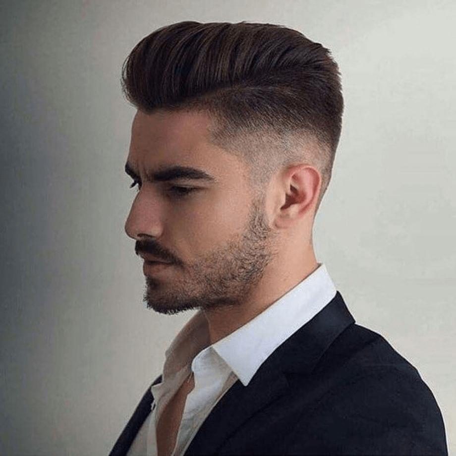 short pompadour