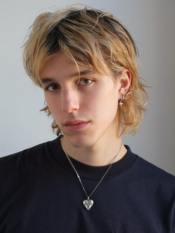 Wolf Cut for Men with Medium Hair