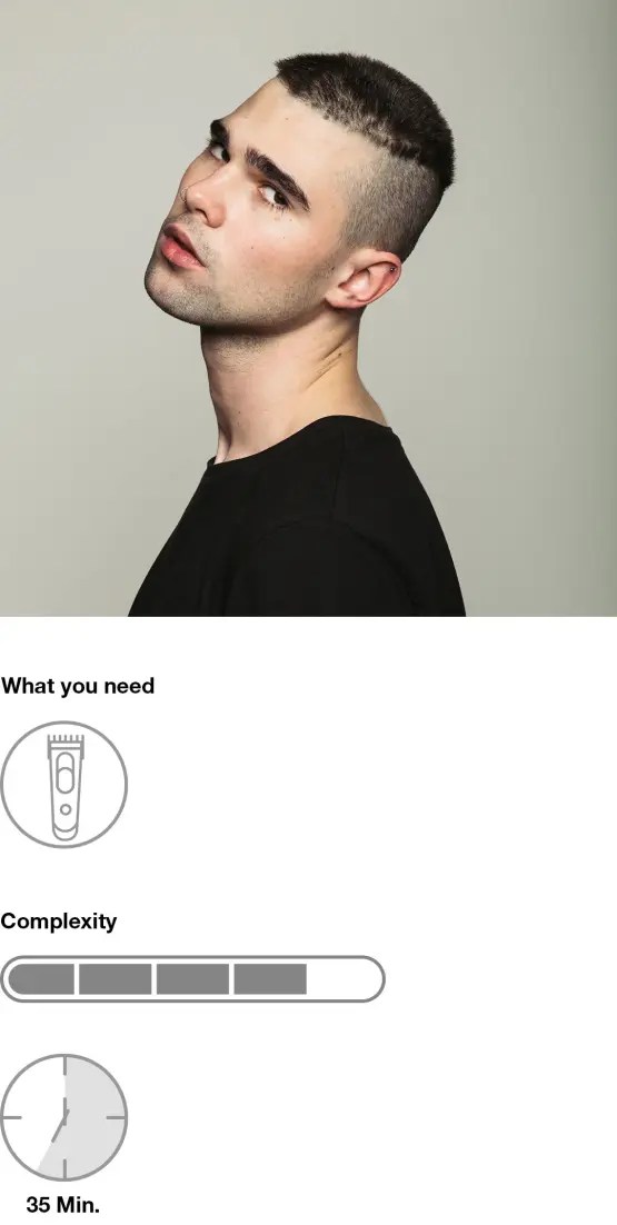 French Crop Haircut Style