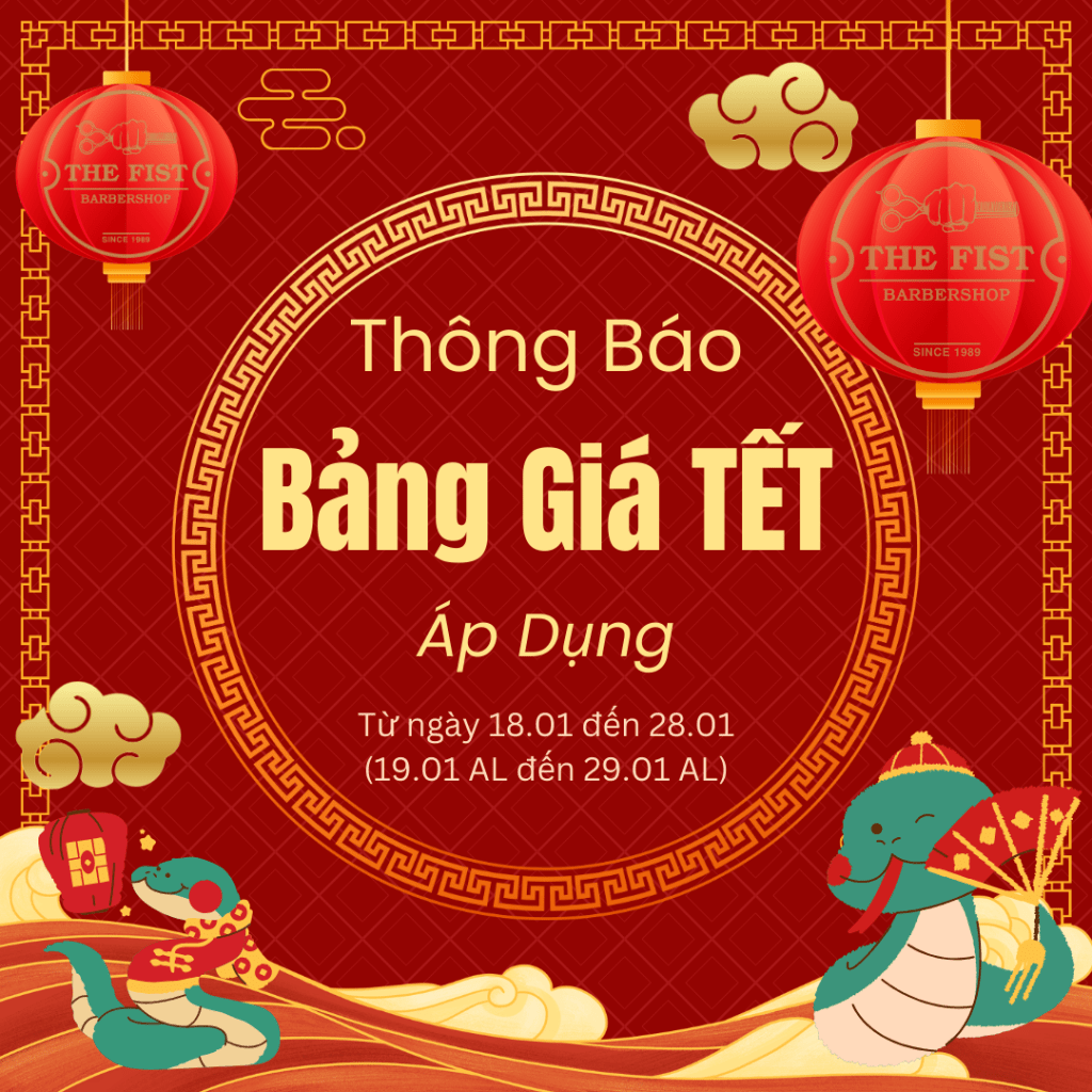 The Fist Barber - Bảng Giá Tết
