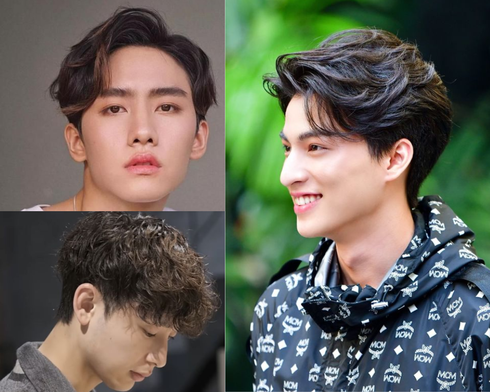 Kiểu Tóc Side Part Ruffled Layer Hàn Quốc