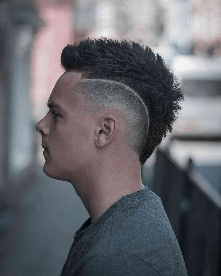 Mohican Chéo Kẻ Line