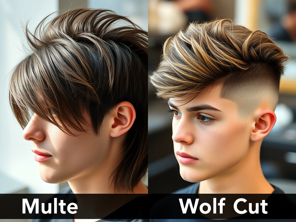 Mullet và Wolf Cut khác nhau thế nào?
