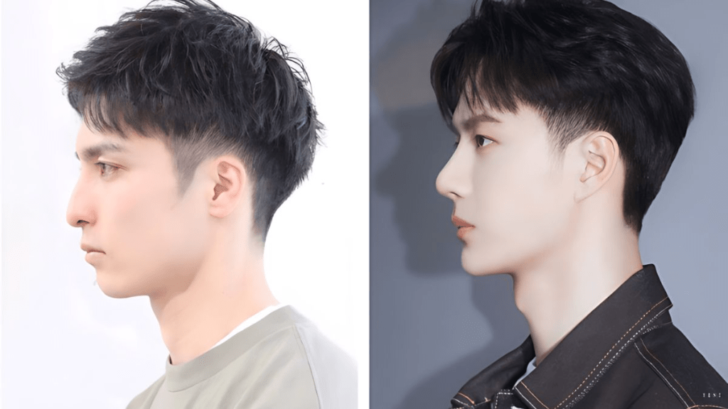 kiểu tóc pixie nam two block