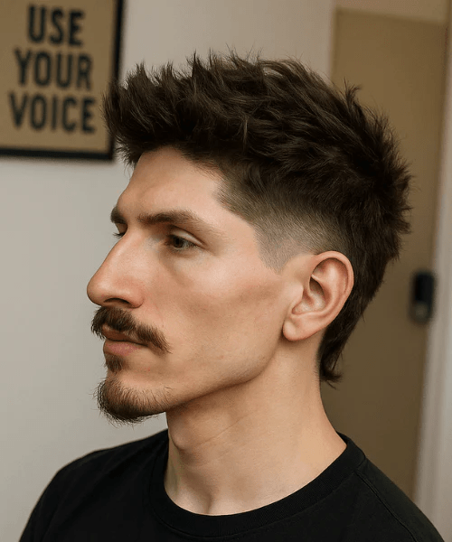 Kiểu tóc Warrior Cut Mullet