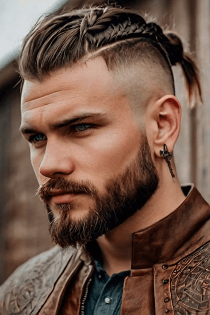 short viking mohawk