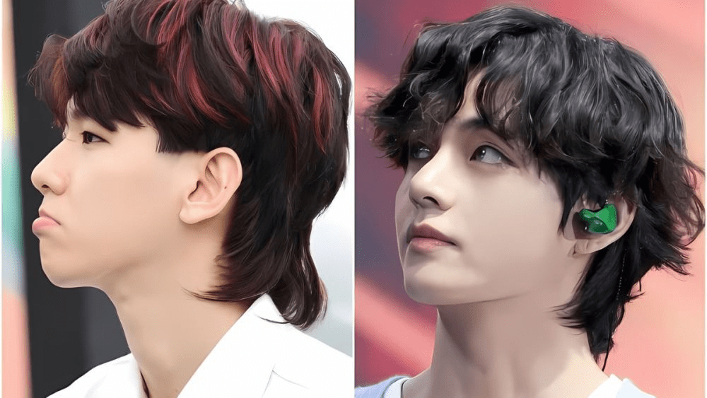 Tóc two block mullet