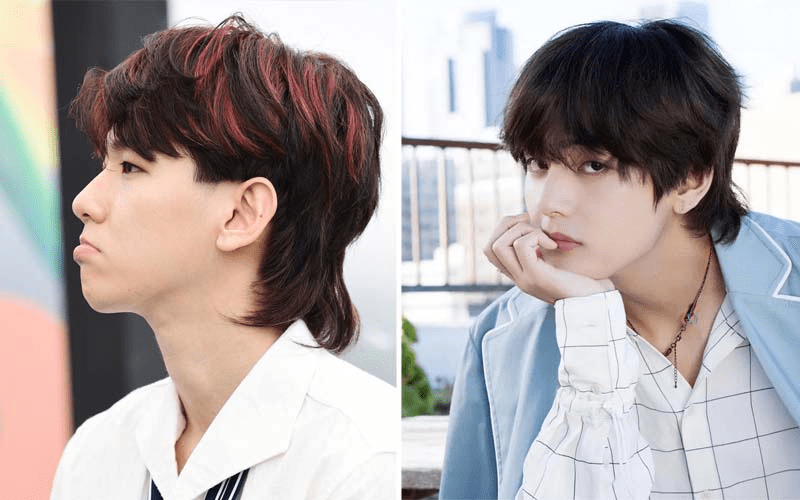 Tóc two block nhuộm thời trang