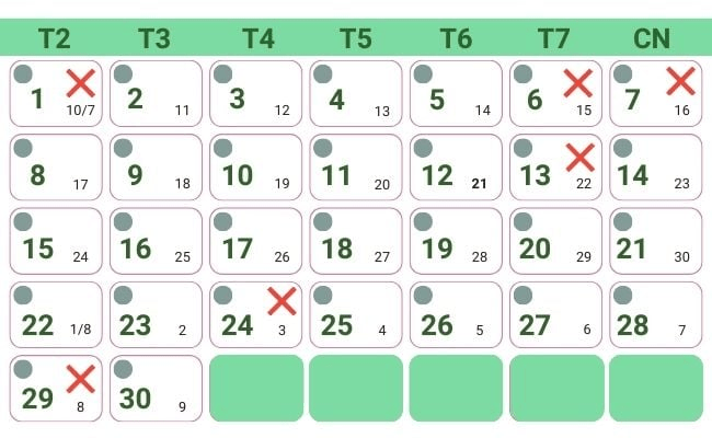 lịch cắt tóc ngày tốt